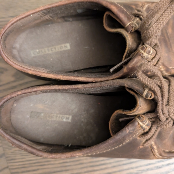 Clarks Brown Leather Wallabee Size 6 - Picture 4 of 7